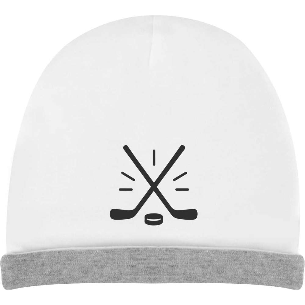 'Hockey Sticks and Puck' Kids Slouch Hat (KH00040562)