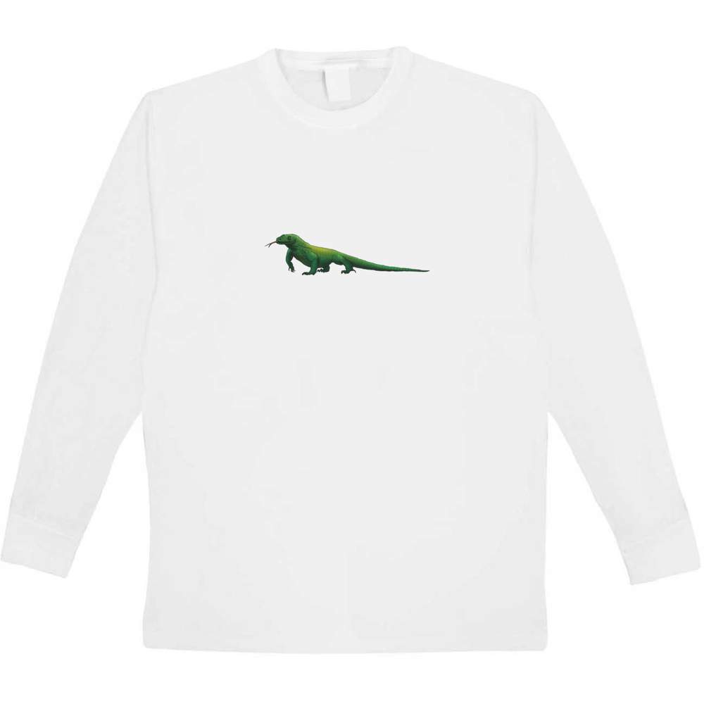 'Komodo Dragon' Children's / Kid's Long Sleeve Cotton T-Shirt (12-13 Years) (KL00053630)