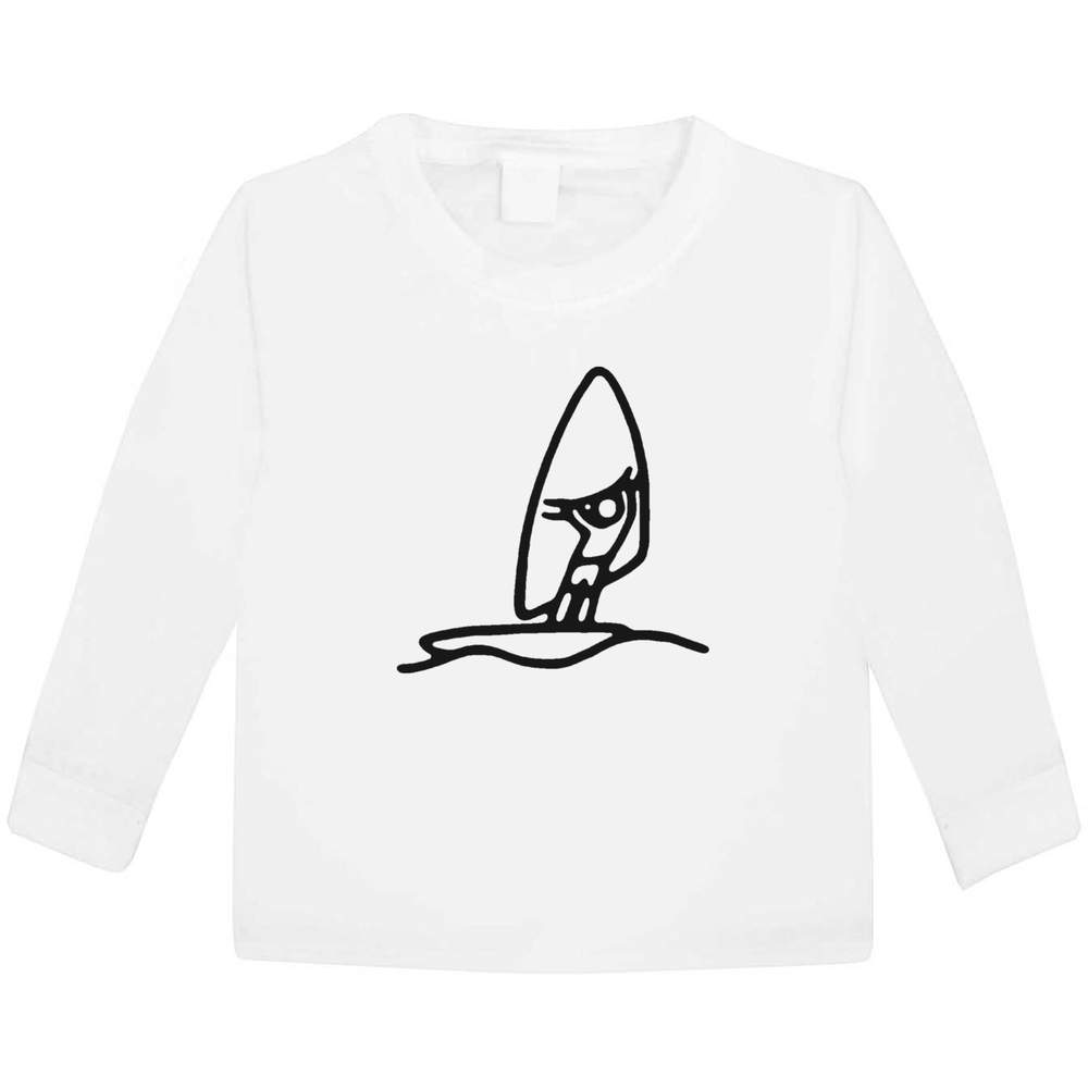 'Windsurfer' Children's / Kid's Long Sleeve Cotton T-Shirts (KL019274)
