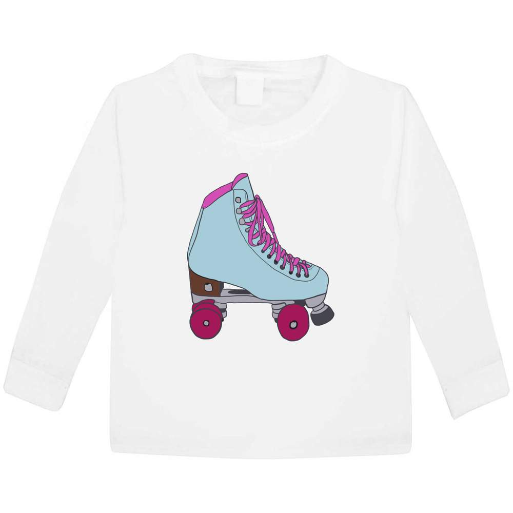 'Roller Skate' Children's / Kid's Long Sleeve Cotton T-Shirts (KL025558)