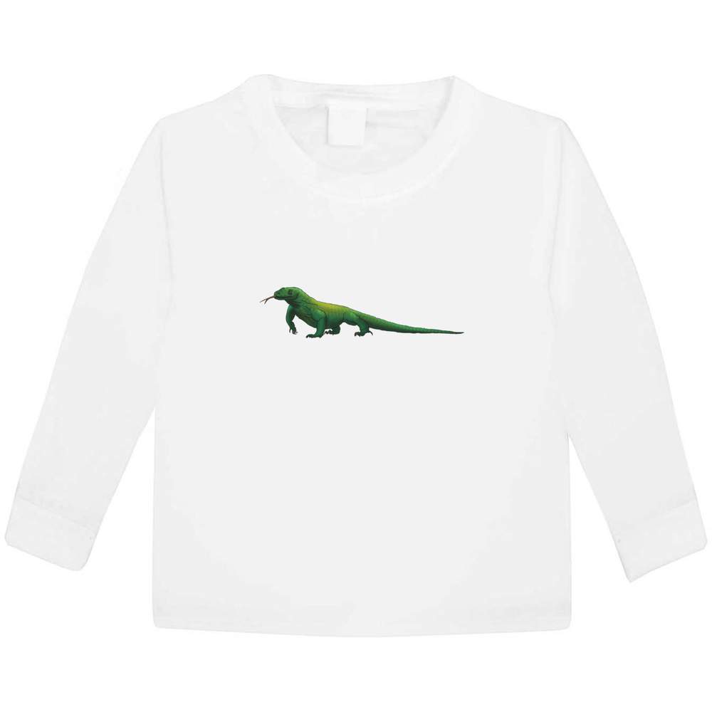 'Komodo Dragon' Children's / Kid's Long Sleeve Cotton T-Shirts (KL027684)