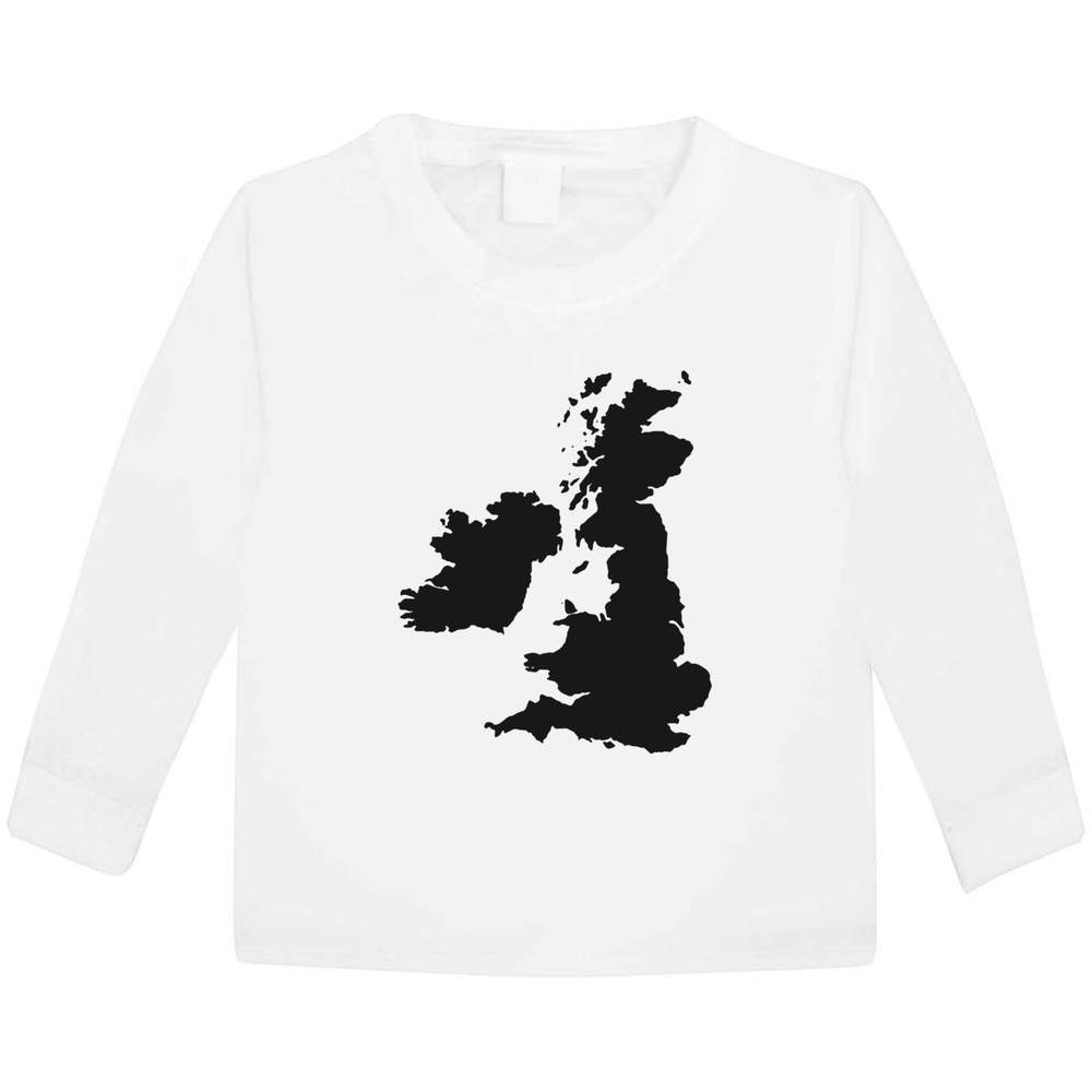'Great Britain' Children's / Kid's Long Sleeve Cotton T-Shirts (KL034752)