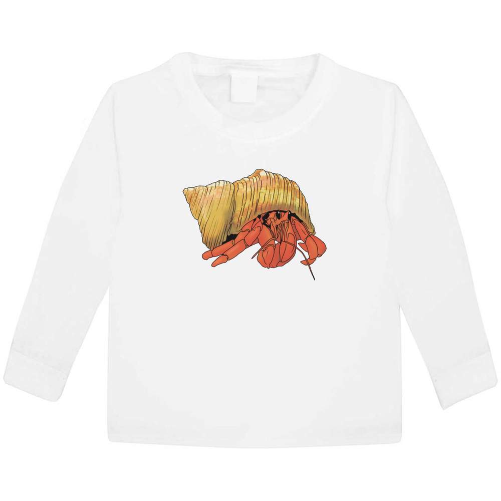 'Hermit Crab' Children's / Kid's Long Sleeve Cotton T-Shirts (KL039705)