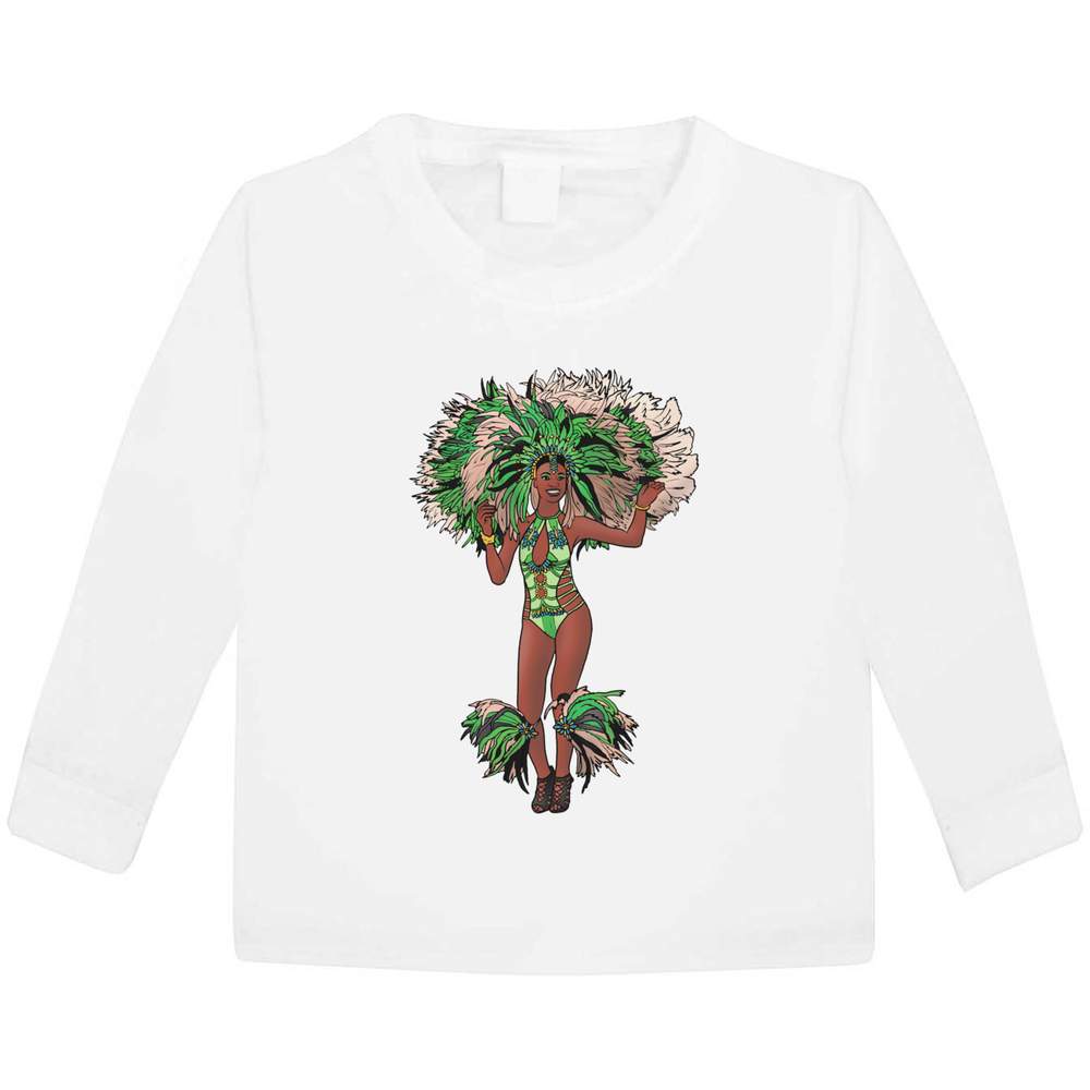 'Samba Carnival Woman' Children's / Kid's Long Sleeve Cotton T-Shirts (KL040528)