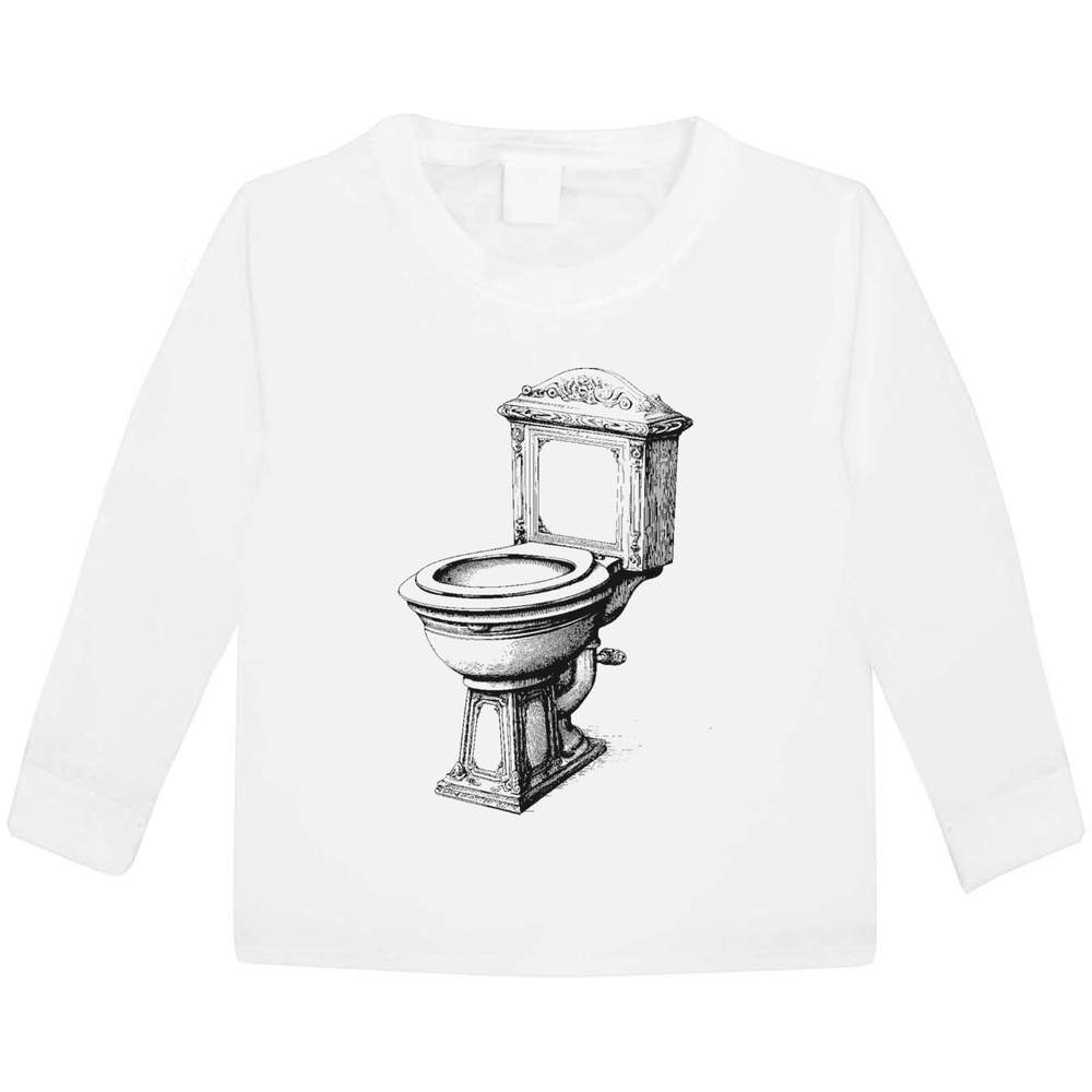 'toilet' Children's / Kid's Long Sleeve Cotton T-Shirts (KL042998)