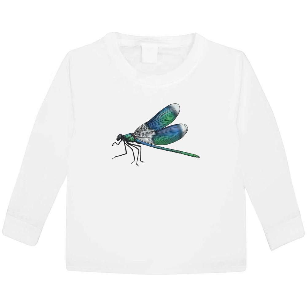 'Dragonfly Insect' Children's / Kid's Long Sleeve Cotton T-Shirts (KL046268)
