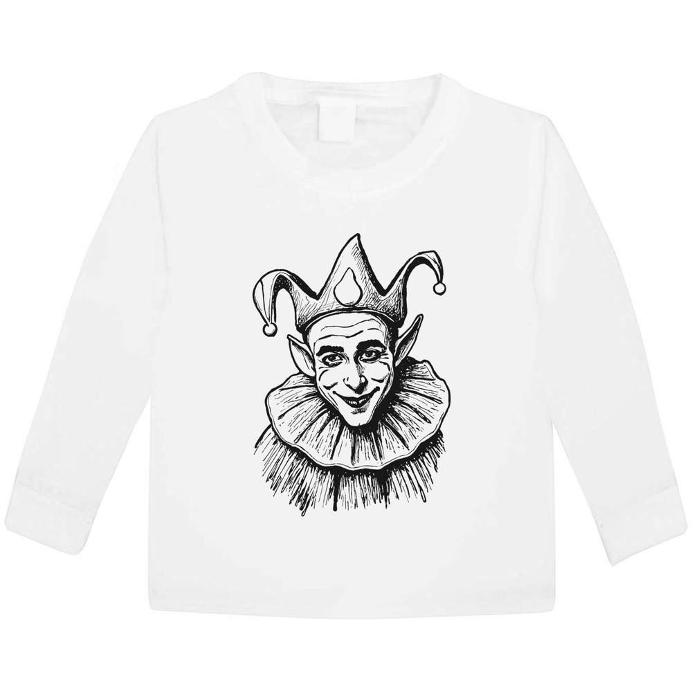 'Court Jester ' Children's / Kid's Long Sleeve Cotton T-Shirts (KL048142)