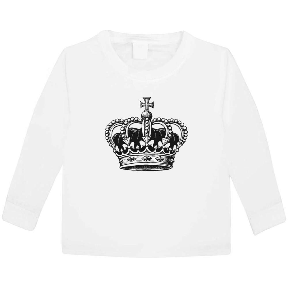 'English Crown' Children's / Kid's Long Sleeve Cotton T-Shirts (KL050780)