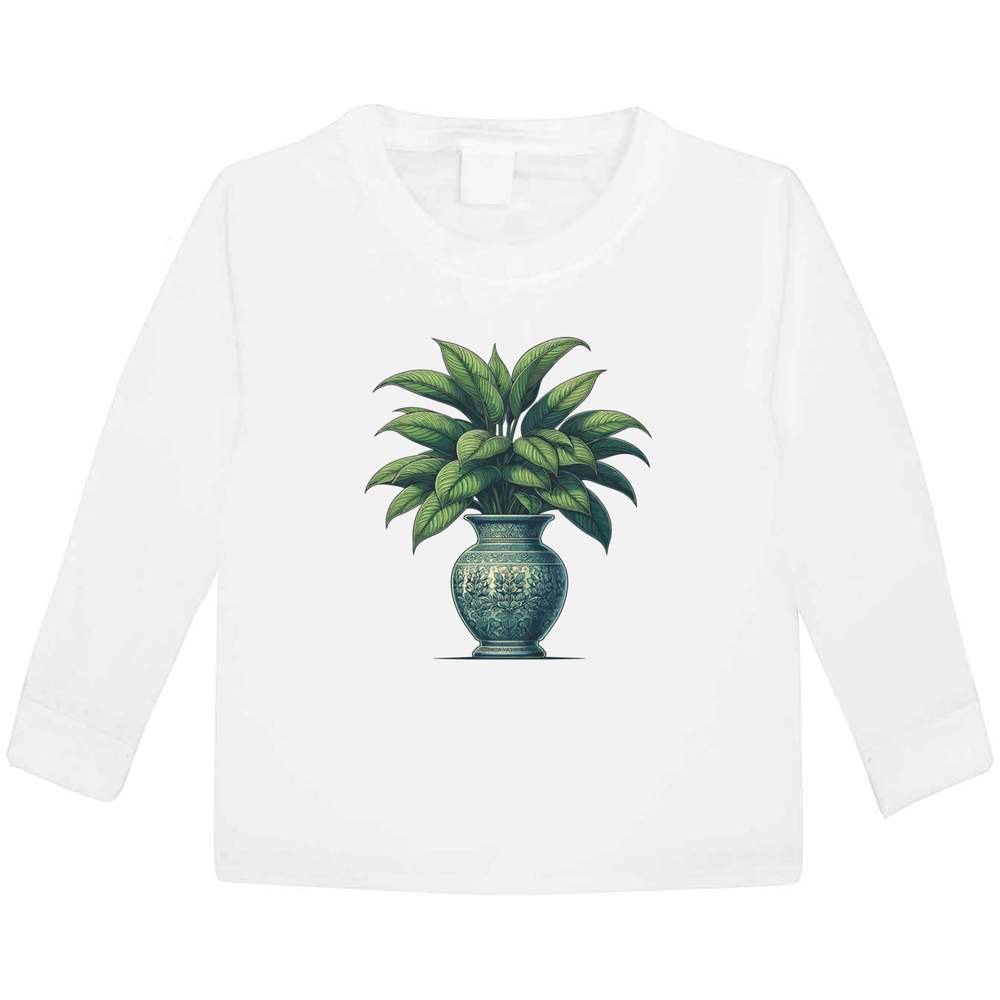 'Healthy House Plant' Children's / Kid's Long Sleeve Cotton T-Shirts (KL061917)