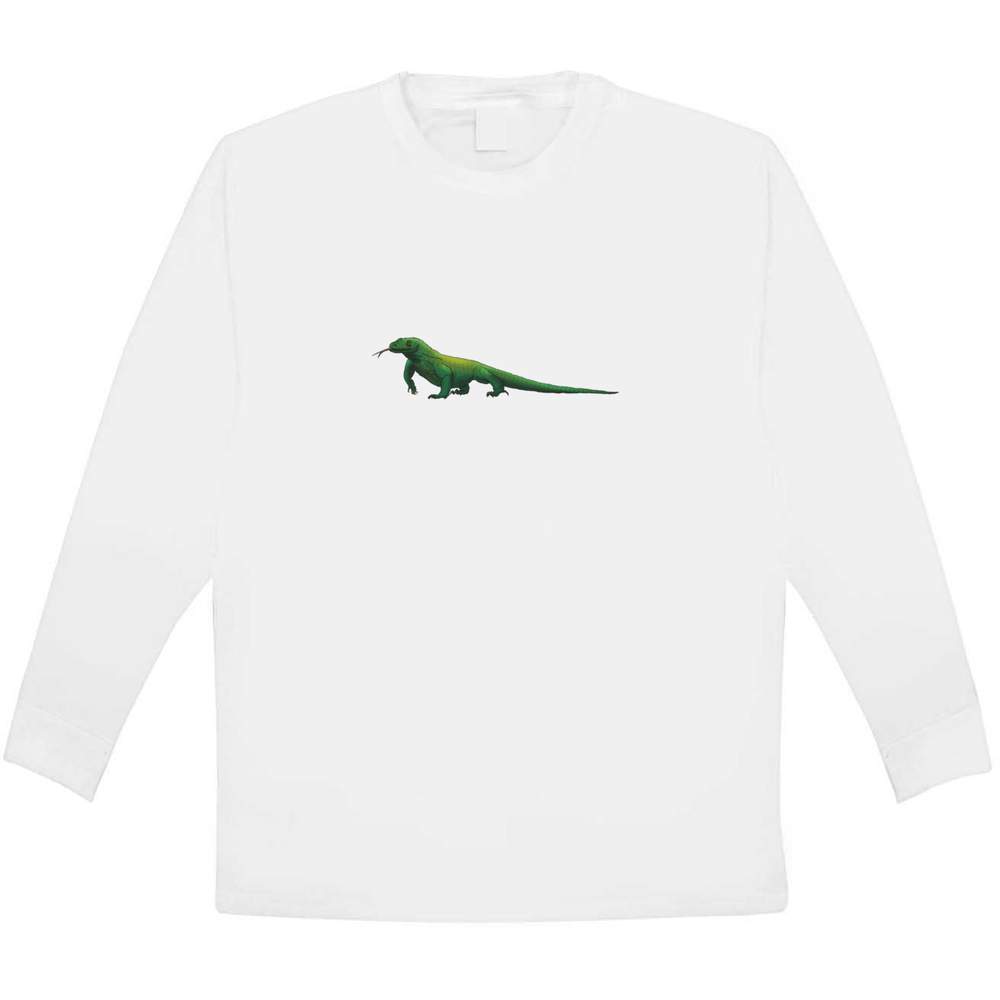 'Komodo Dragon' Children's / Kid's Long Sleeve Cotton T-Shirt (9-11 Years) (KL00053629)