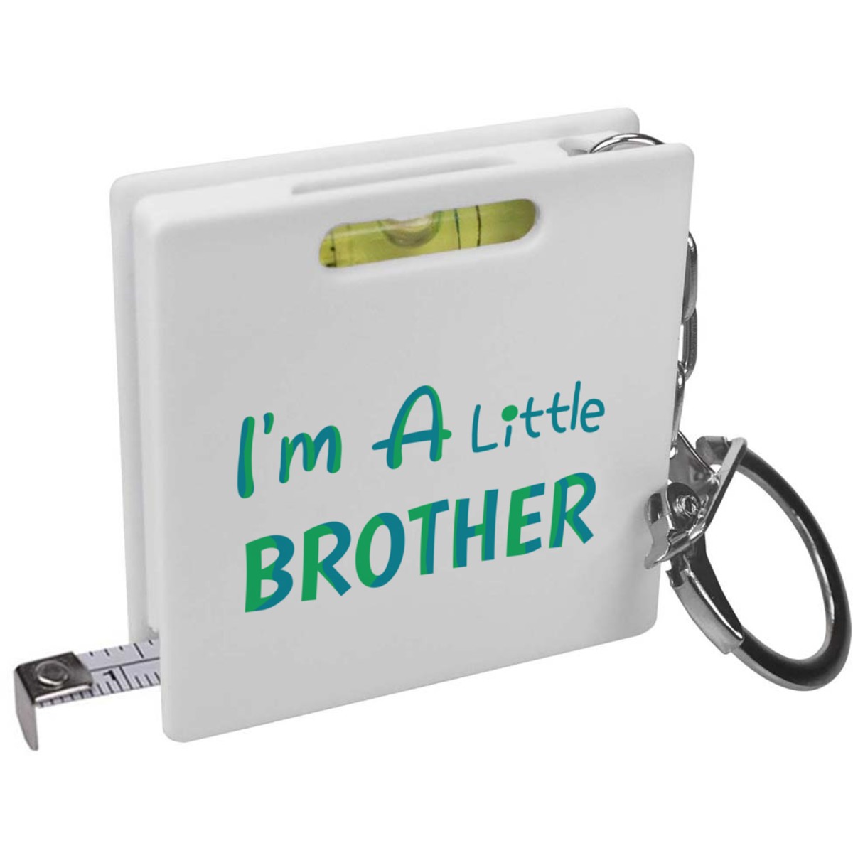 'I'm A Little Brother' Keyring Tape Measure / Spirit Level Tool (KM00043220)