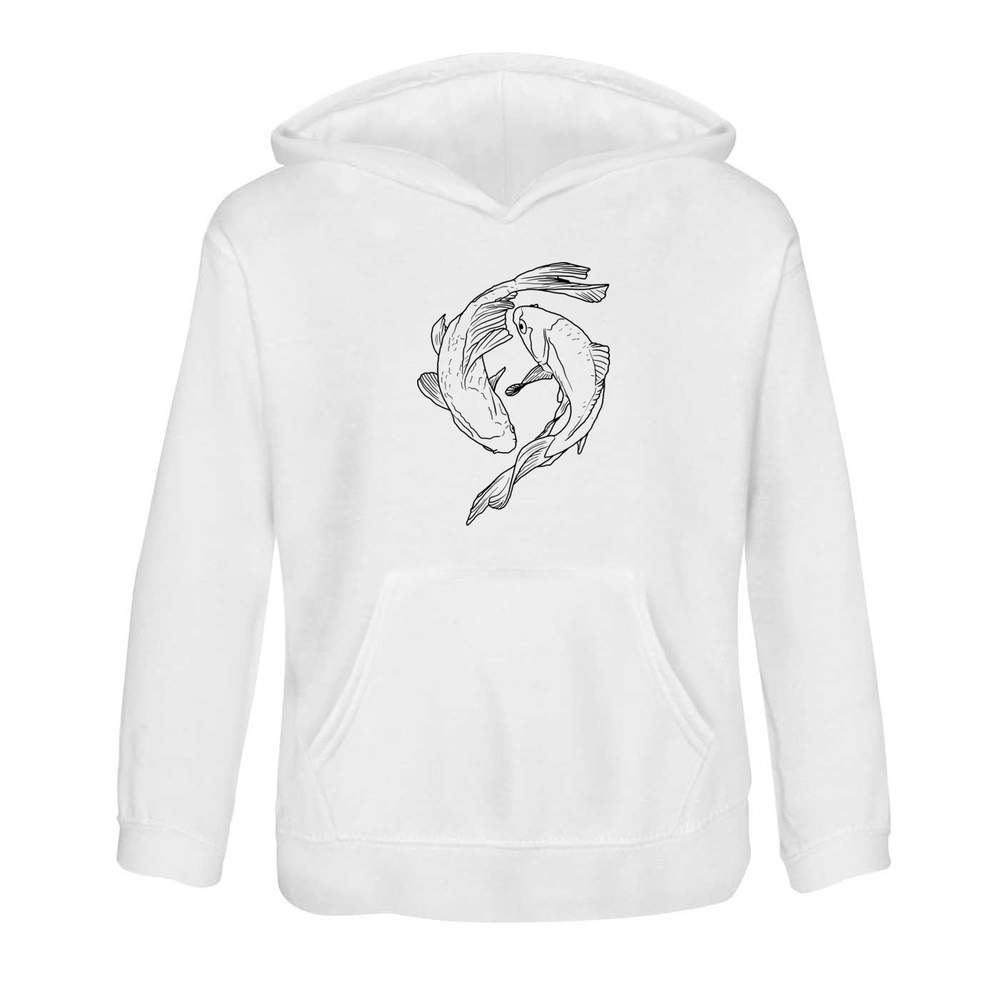 'Koi Carp' Children's Hoodie / Hooded Sweater 12-13 Years (KO00053704)