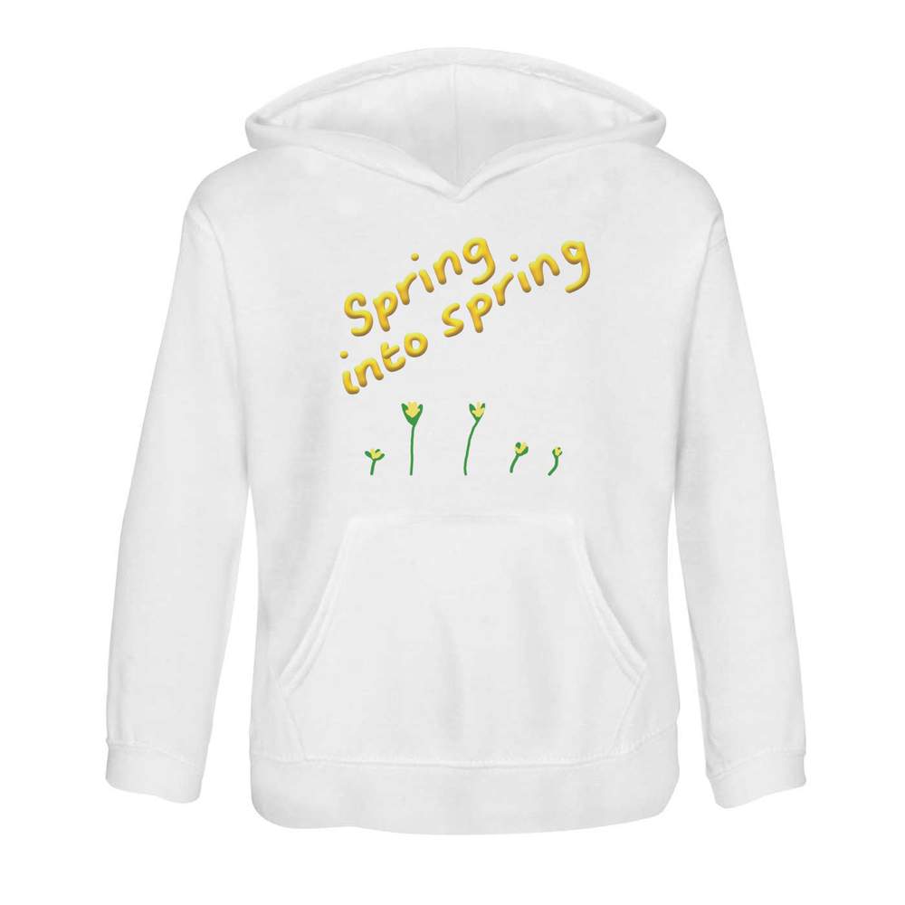 "Spring Into Spring" Kinder Hoodie / Kapuzenpullover (KO052974) - Bild 13 von 15