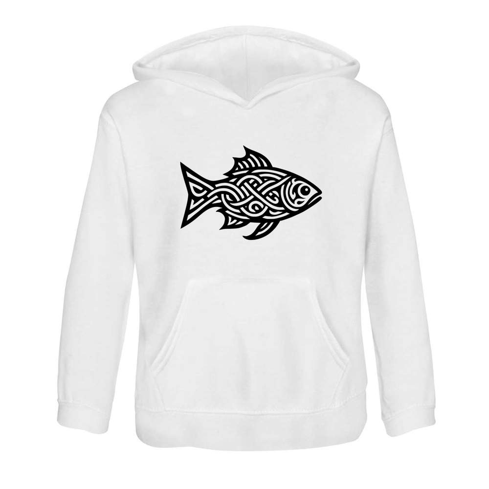 'Celtic Fish' Children's Hoodie / Hooded Sweater (KO053642) - Picture 13 of 15