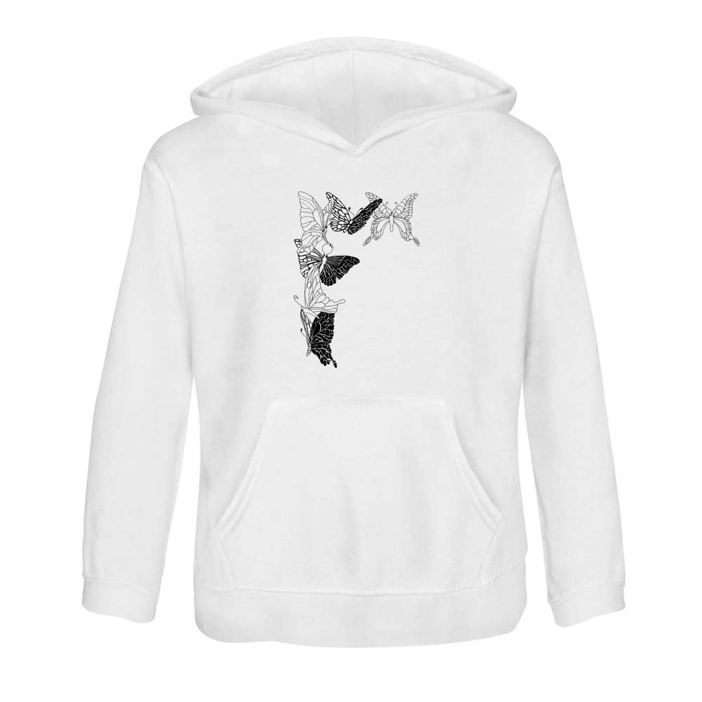 'Butterfly Corner' Children's Hoodie / Hooded Sweater (KO011212)