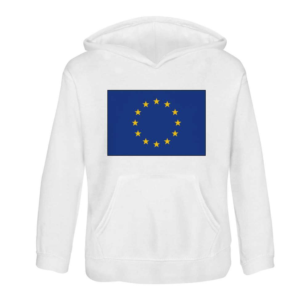 'European Union Flag' Children's Hoodie / Hooded Sweater (KO023876)