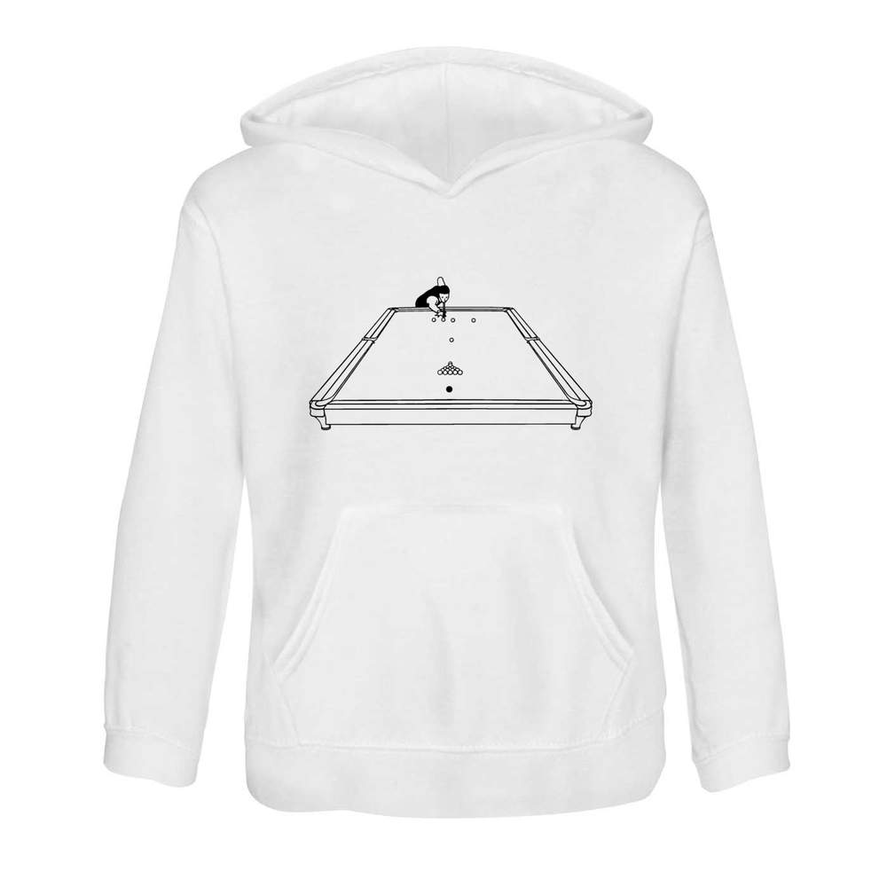 'Man Playing Snooker' Children's Hoodie / Hooded Sweater (KO024163)