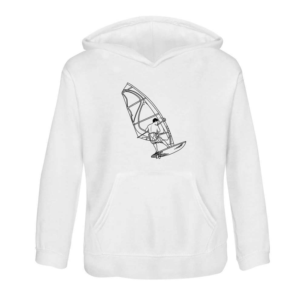 'Windsurfer' Children's Hoodie / Hooded Sweater (KO030275)