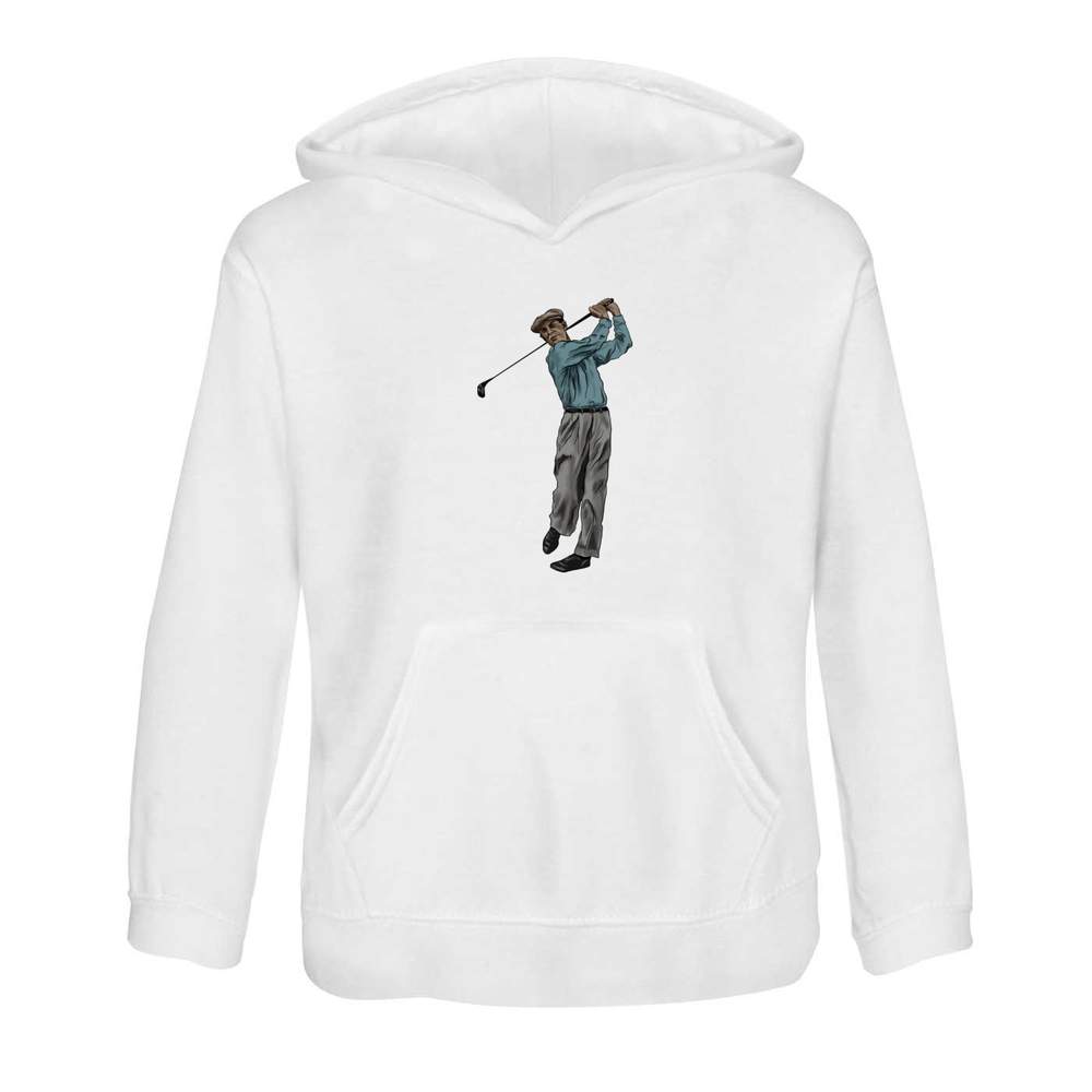 'Golf Swing' Children's Hoodie / Hooded Sweater 5-6 Years (KO00052881)
