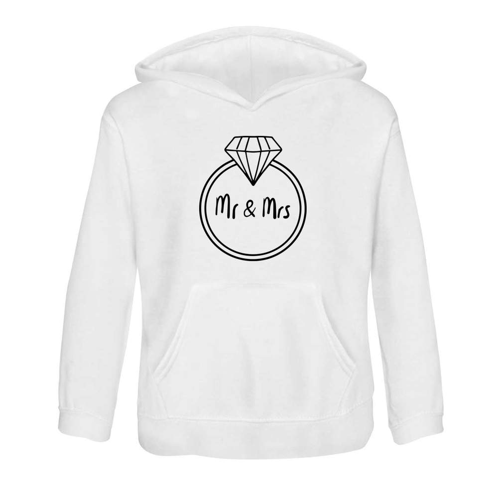 'Mr & Mrs Ring' Children's Hoodie / Hooded Sweater (KO034906)