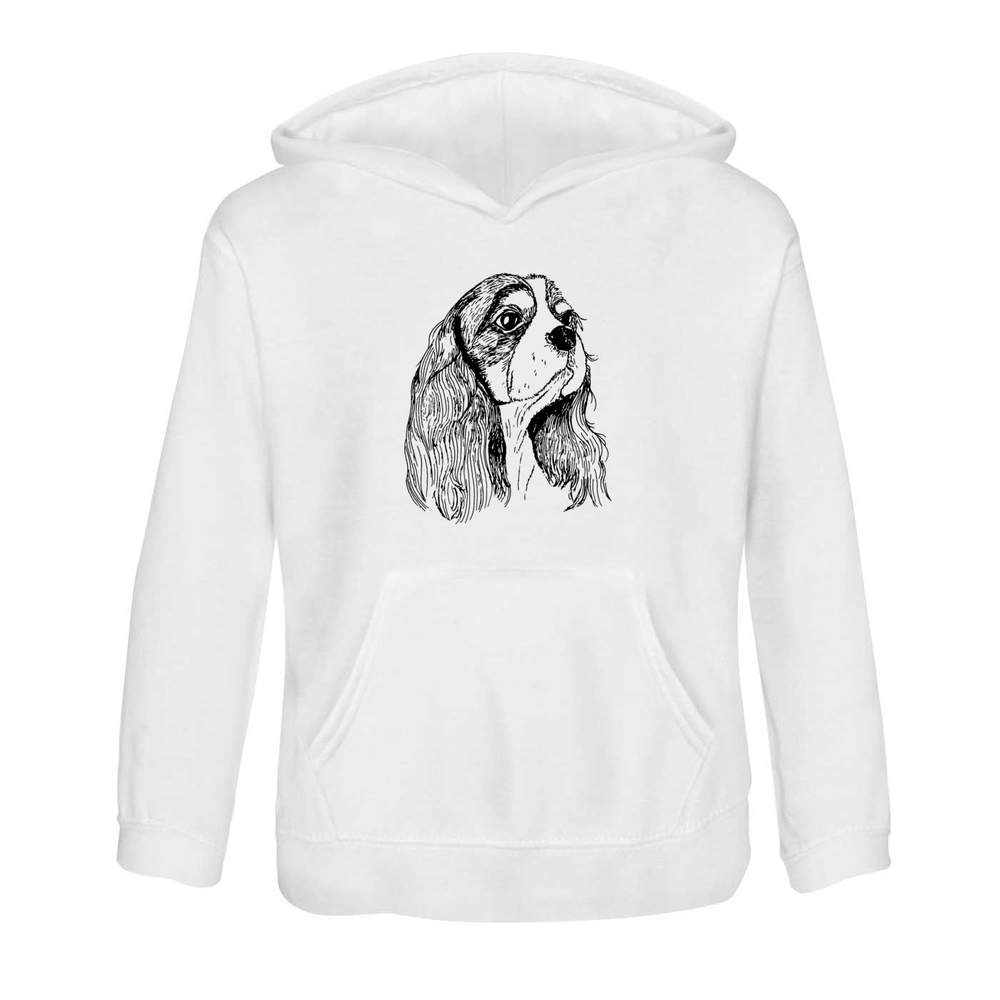'Cavalier King Charles Head' Children's Hoodie / Hooded Sweater (KO036488)