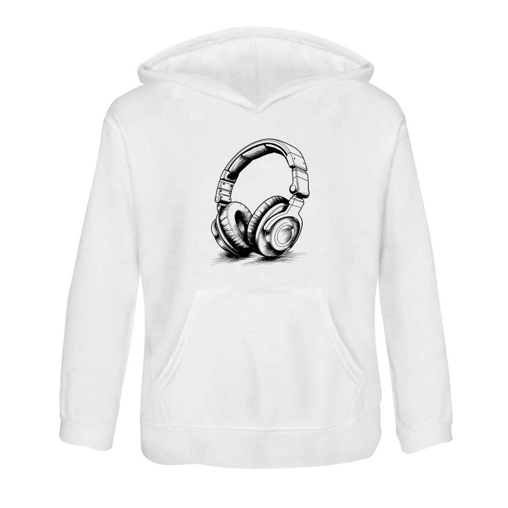 'Headphones' Children's Hoodie / Hooded Sweater (KO041131)
