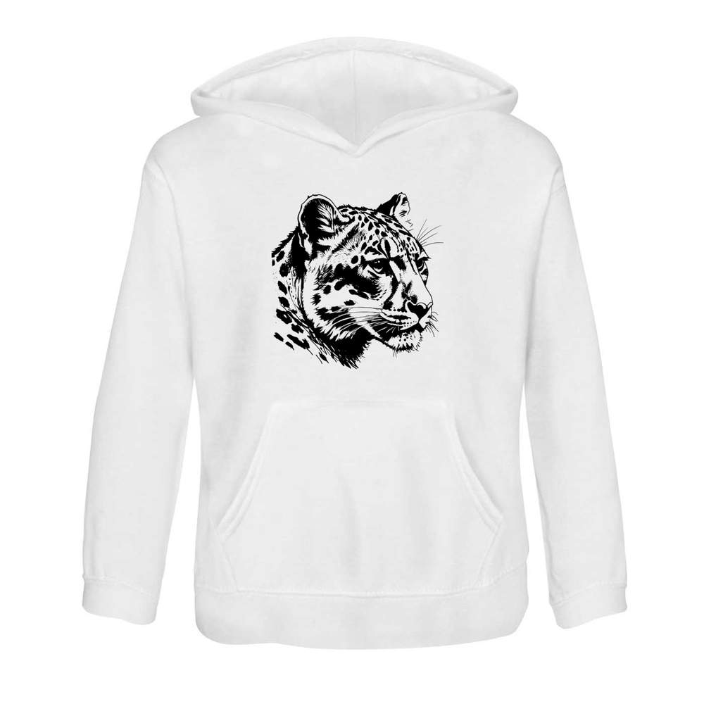'Snow Leopard' Children's Hoodie / Hooded Sweater (KO046209)