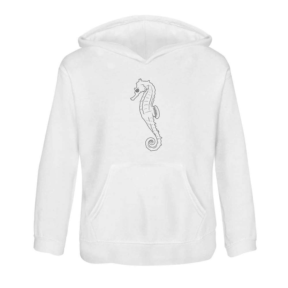'Tropical Seahorse' Children's Hoodie / Hooded Sweater (KO046334)