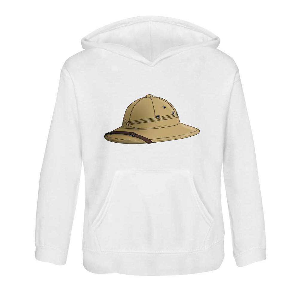 'Safari Hat' Children's Hoodie / Hooded Sweater (KO046530)