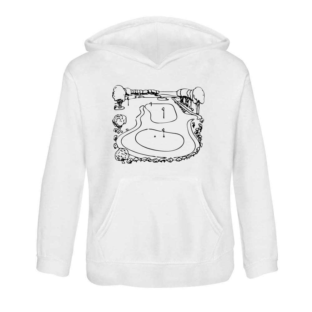 'Golf Course' Children's Hoodie / Hooded Sweater (KO047464)