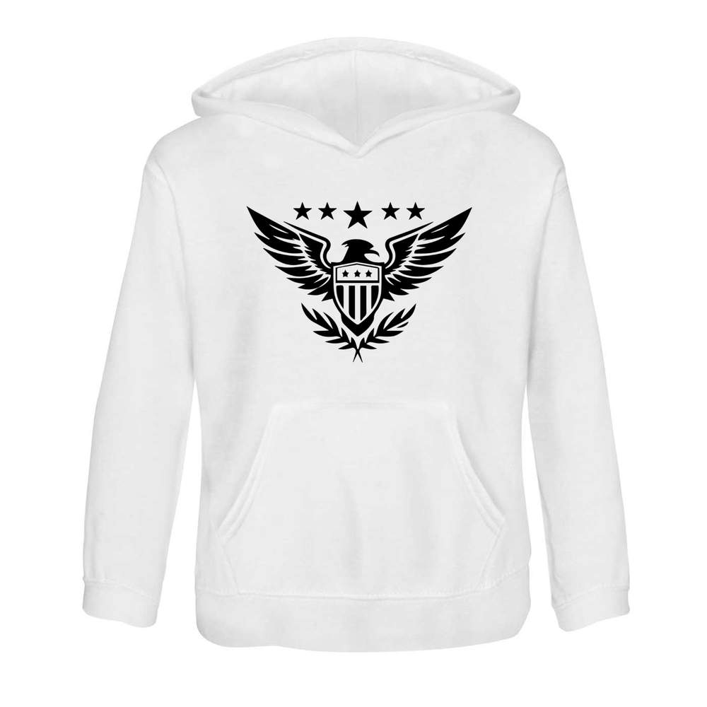 'Patriotic American Eagle' Children's Hoodie / Hooded Sweater (KO047734)