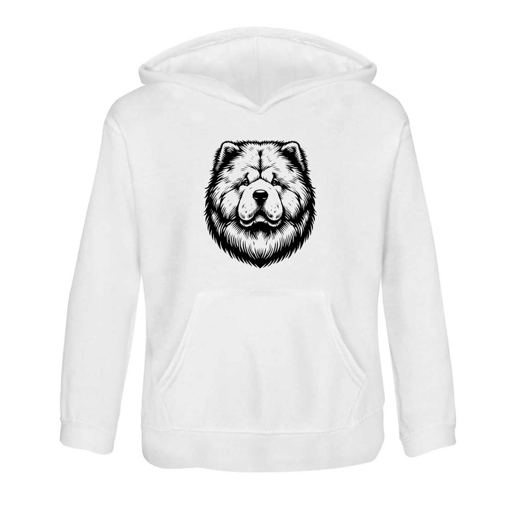 'Chow Chow' Children's Hoodie / Hooded Sweater 5-6 Years (KO00120017)