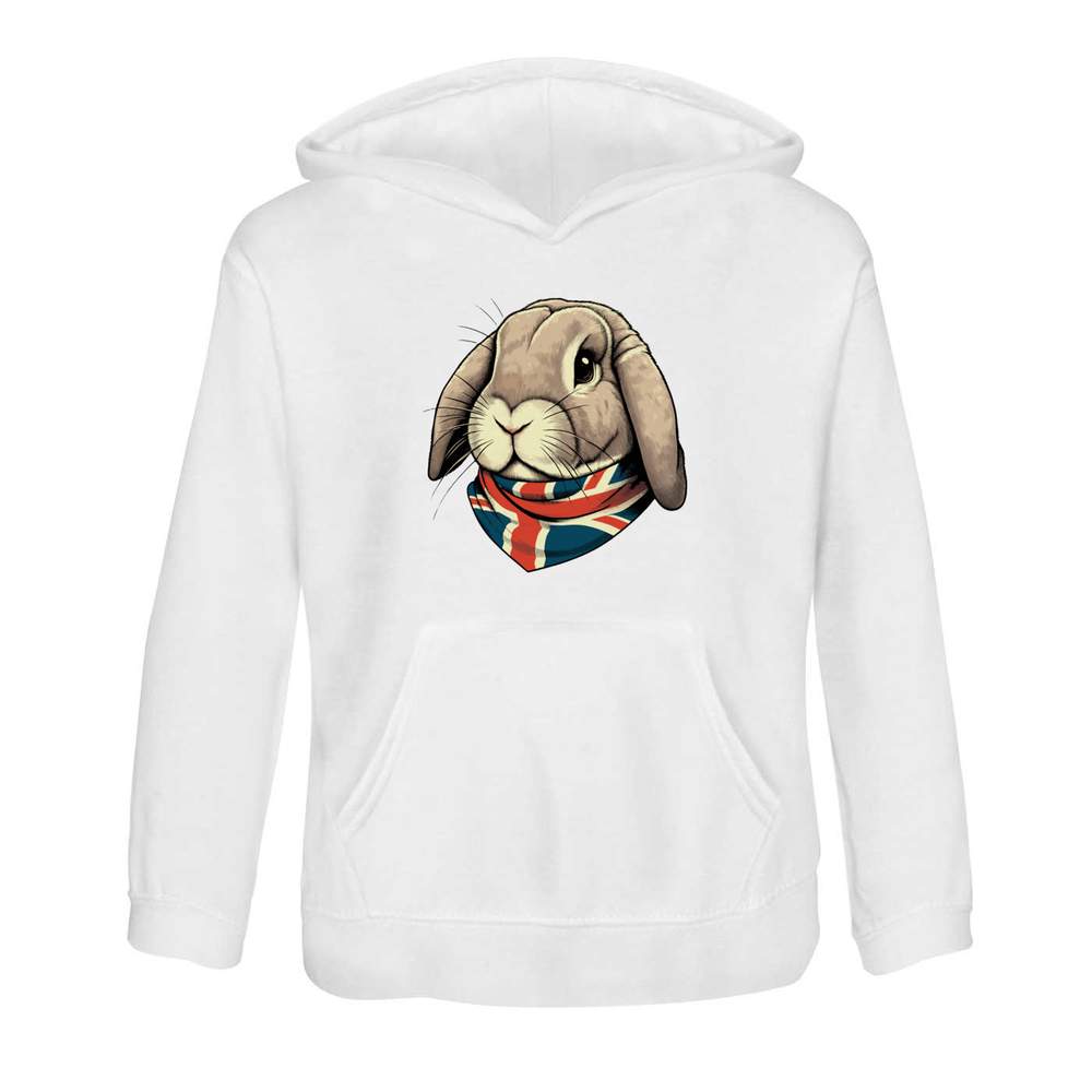 'Lop Eared Bunny' Children's Hoodie / Hooded Sweater (KO049679)