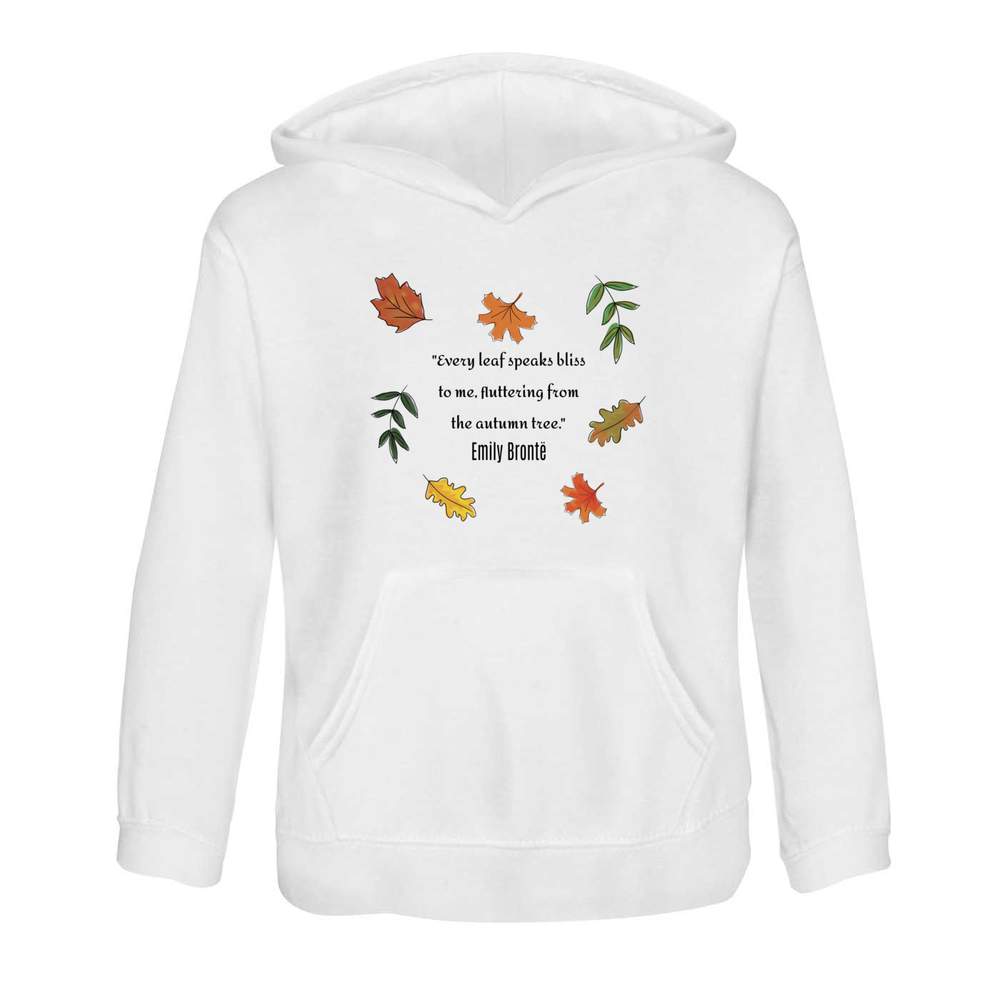 'Every Leaf Speaks Bliss To Me' Children's Hoodie / Hooded Sweater 5-6 Years (KO00124537)