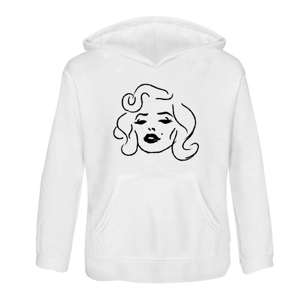'Woman Face' Children's Hoodie / Hooded Sweater (KO050557)