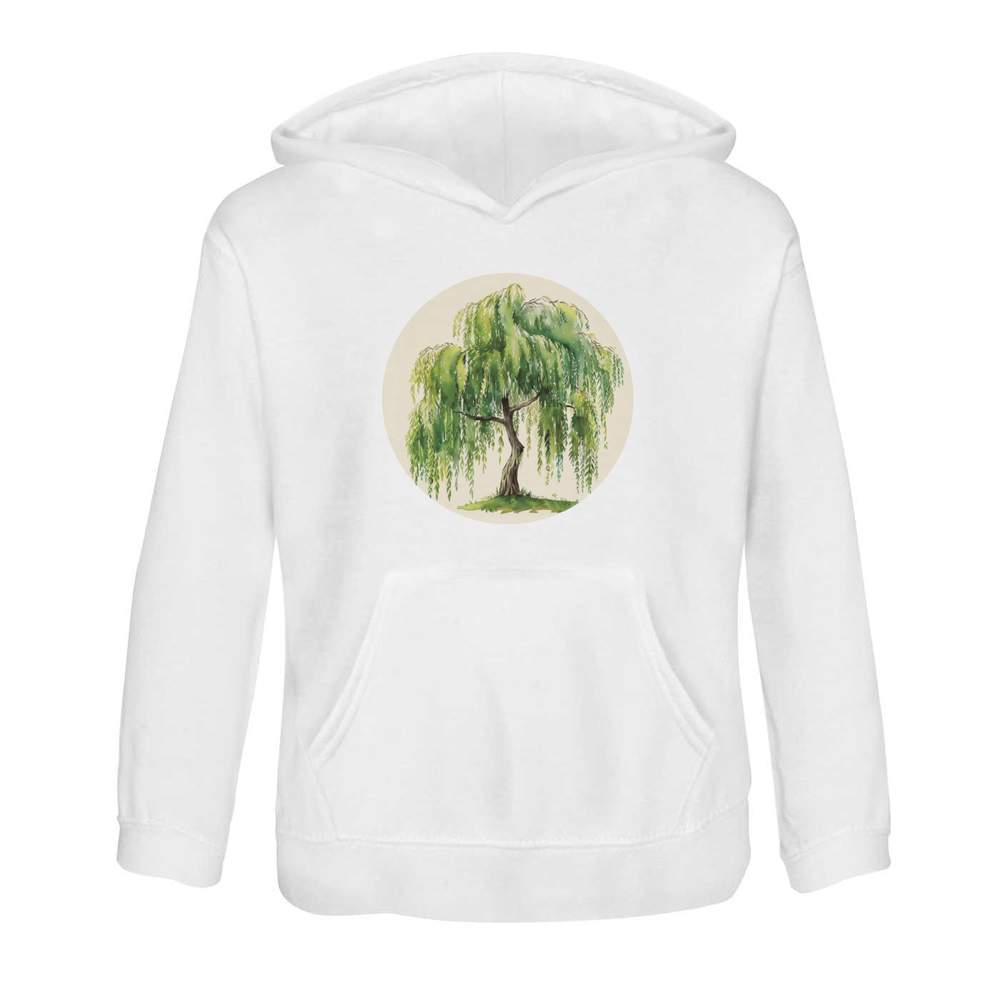 'Weeping Willow Tree' Children's Hoodie / Hooded Sweater (KO053336)