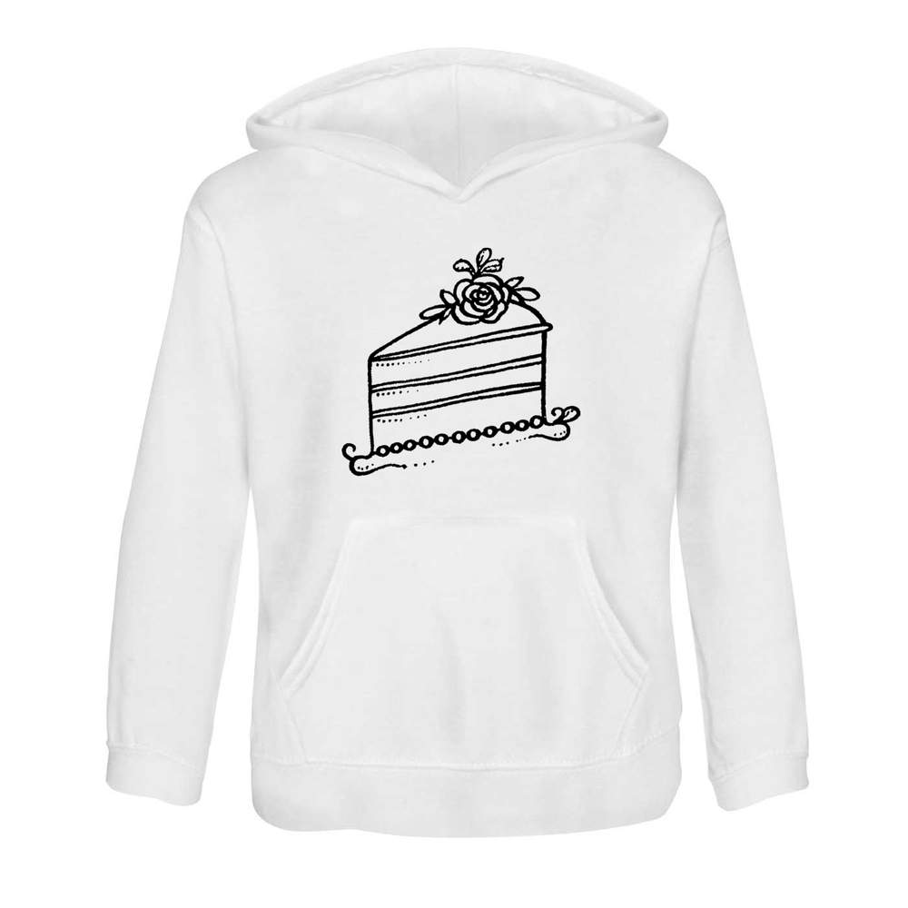 'Slice Cake with Flower' Children's Hoodie / Hooded Sweater (KO054390)