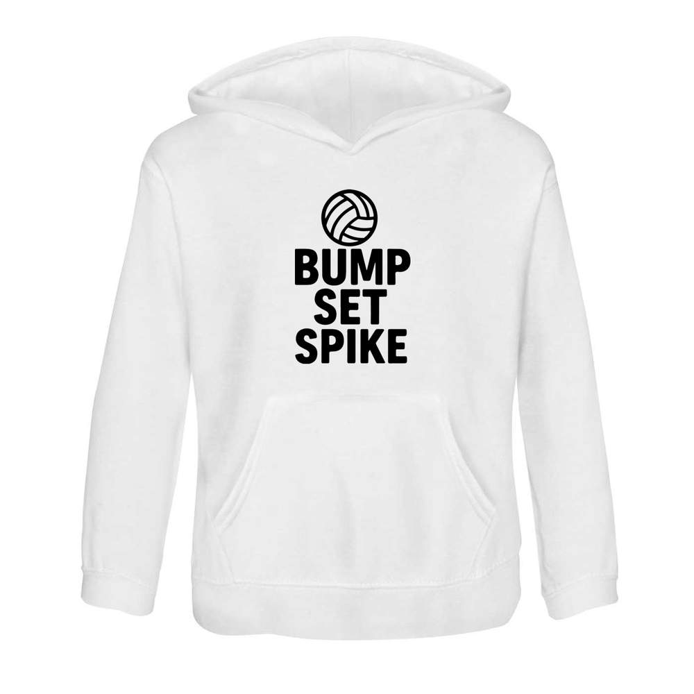 'Volleyball Bump, Set, Spike Design' Children's Hoodie / Hooded Sweater (KO055298)