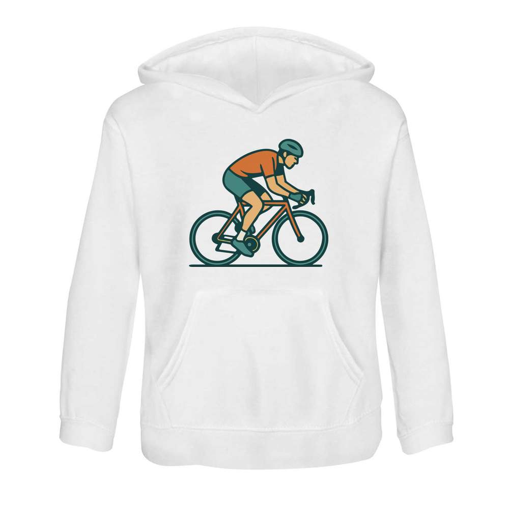 'Cycling Man' Children's Hoodie / Hooded Sweater (KO055303)