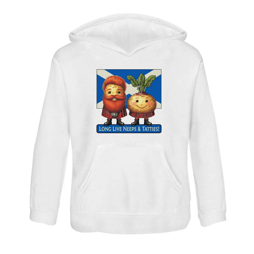 'Scottish Neeps And Tatties' Children's Hoodie / Hooded Sweater (KO056040)