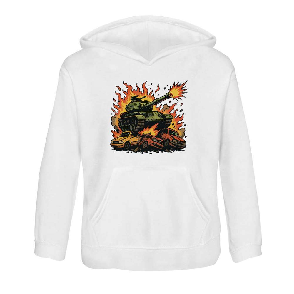 'Battle Tank' Children's Hoodie / Hooded Sweater (KO056204)