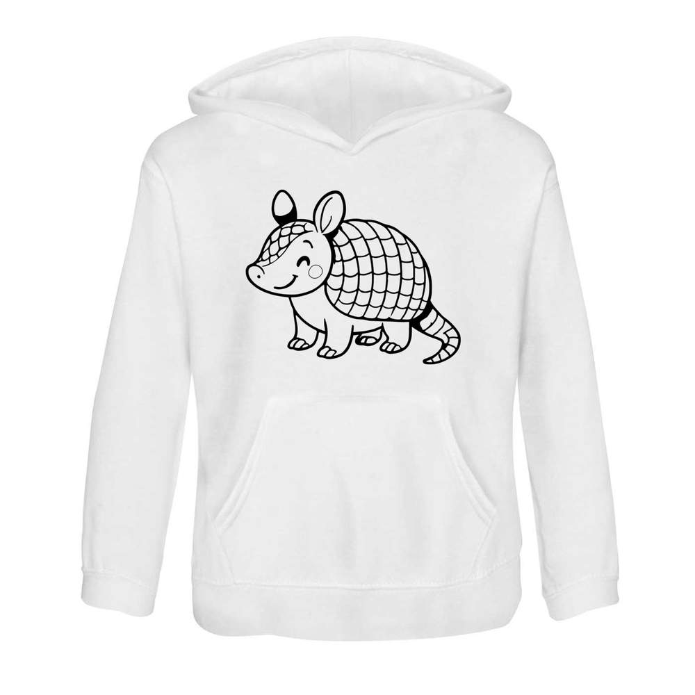 'Cute Armadillo' Children's Hoodie / Hooded Sweater (KO056738)