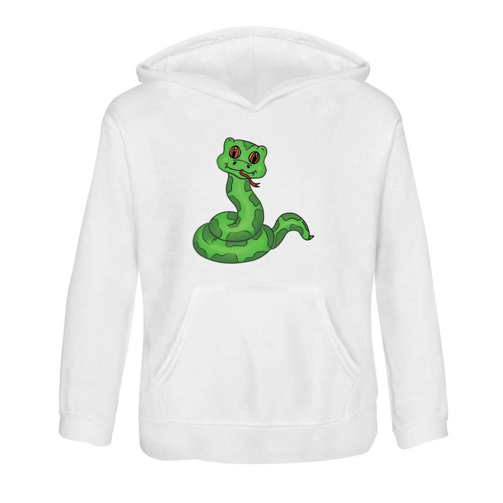 'Cute Snake' Children's Hoodie / Hooded Sweater (KO040476) - Picture 7 of 15