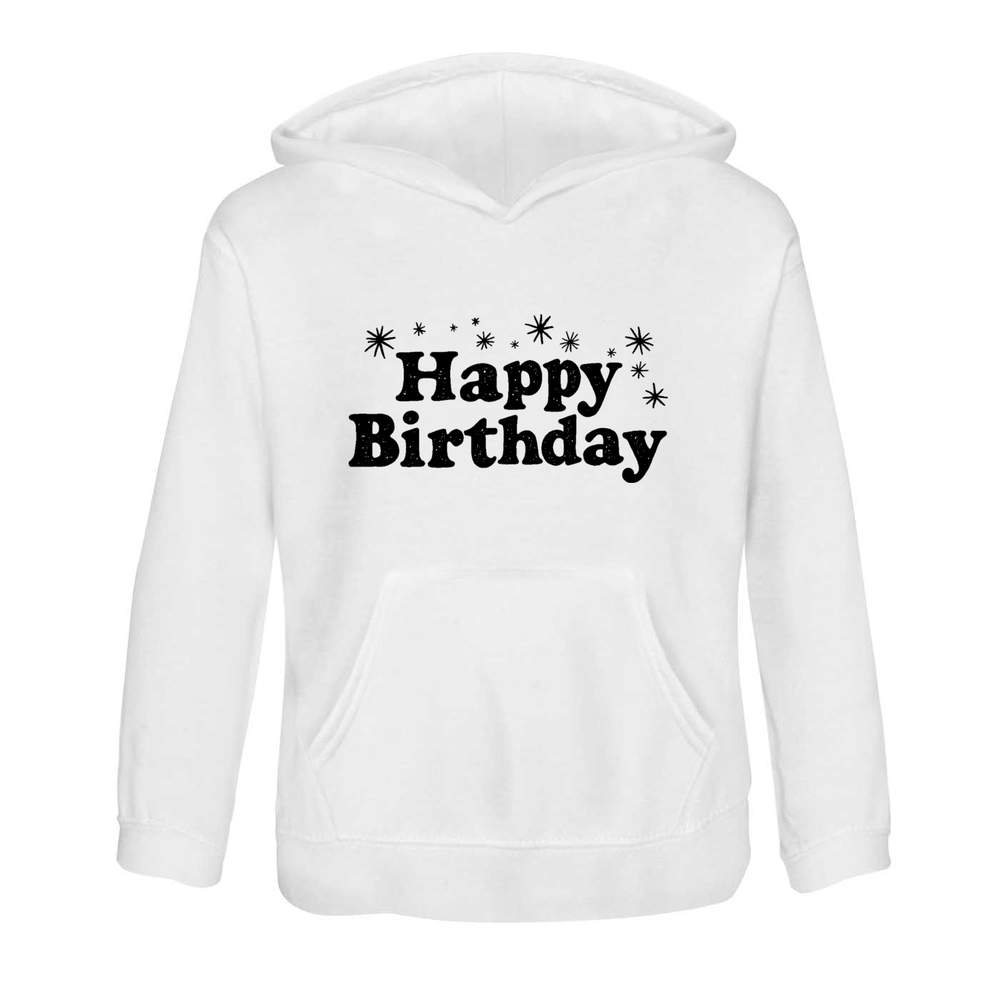 'Happy Birthday with Stars' Children's Hoodie / Hooded Sweater (KO050792) - Picture 7 of 15