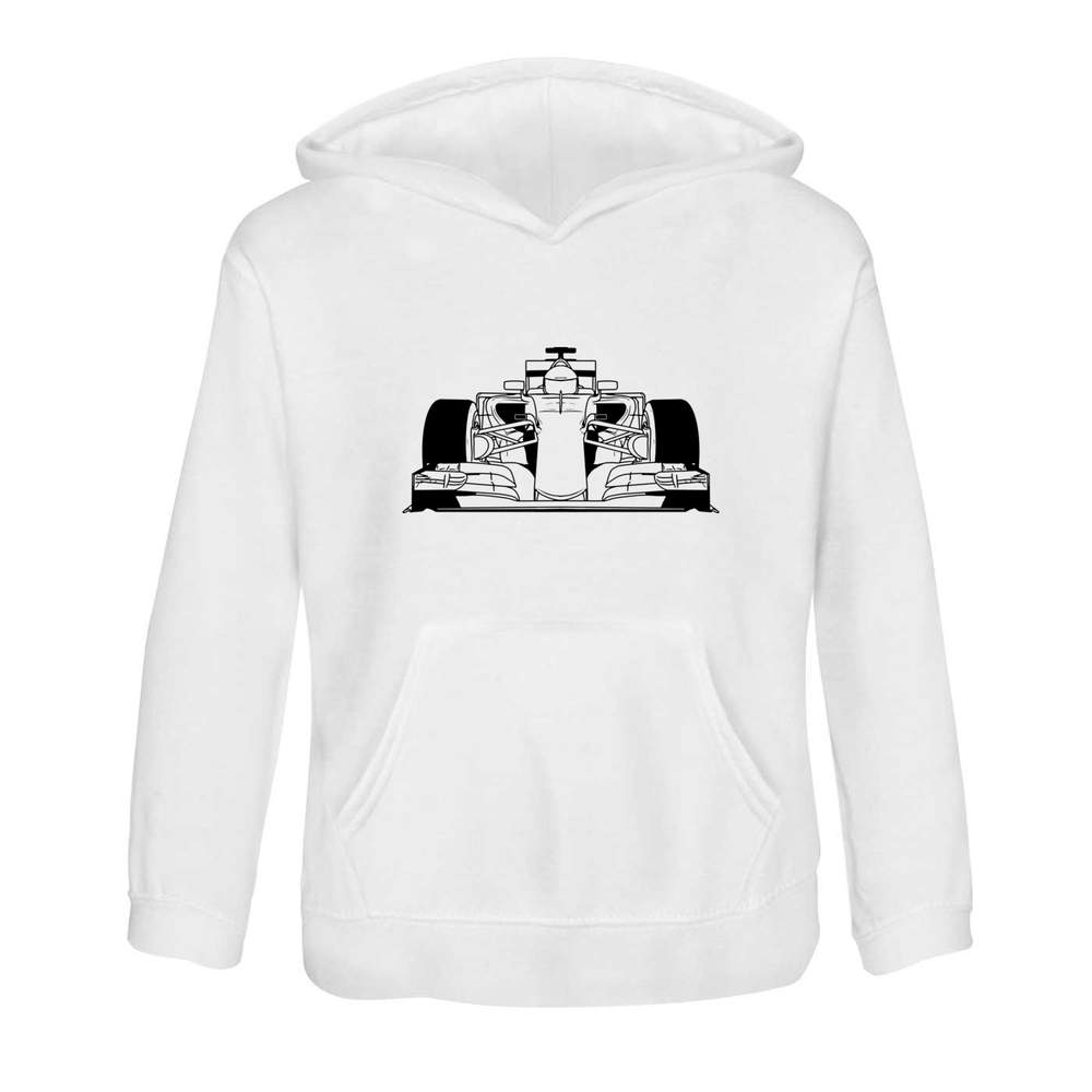 'Sports Race Car' Children's Hoodie / Hooded Sweater 9-11 Years (KO00061099)