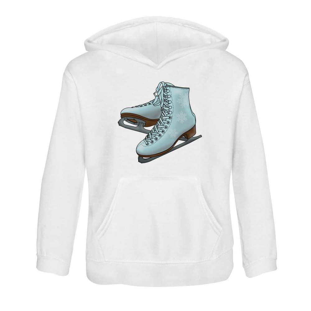 'Ice Skates' Children's Hoodie / Hooded Sweater 9-11 Years (KO00065587)
