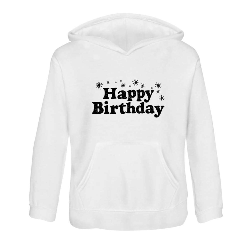 'Happy Birthday with Stars' Children's Hoodie / Hooded Sweater (KO050792) - Picture 10 of 15
