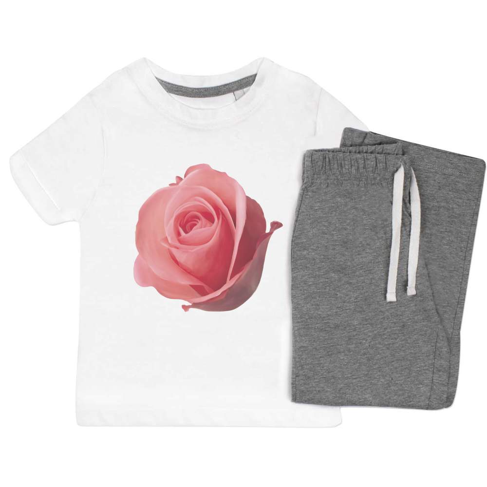 'Pink Rose' Baltimore Mall famous Kids Nightwear Pyjama KP021707 Set