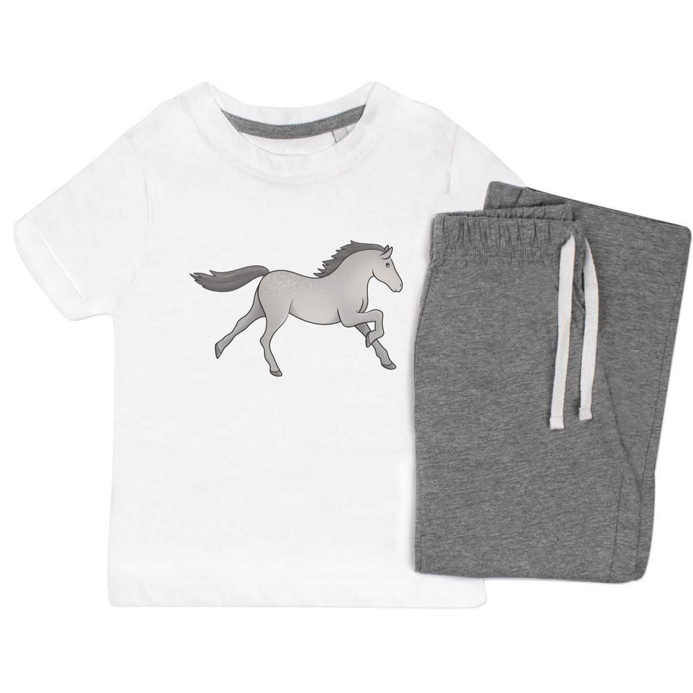 Mail order cheap 'Grey Ranking integrated 1st place Horse' Kids Nightwear Pyjama KP024798 Set