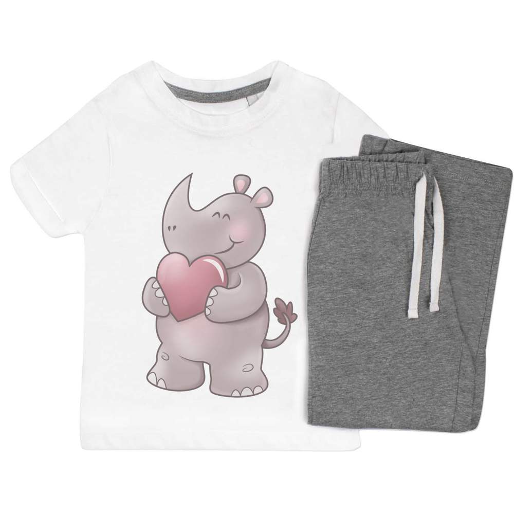 &#039;Amor Rinoceronte&#039; Pijamas de Niños